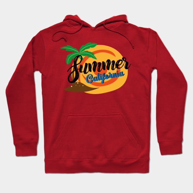 Summer California Surf Hoodie by slawers